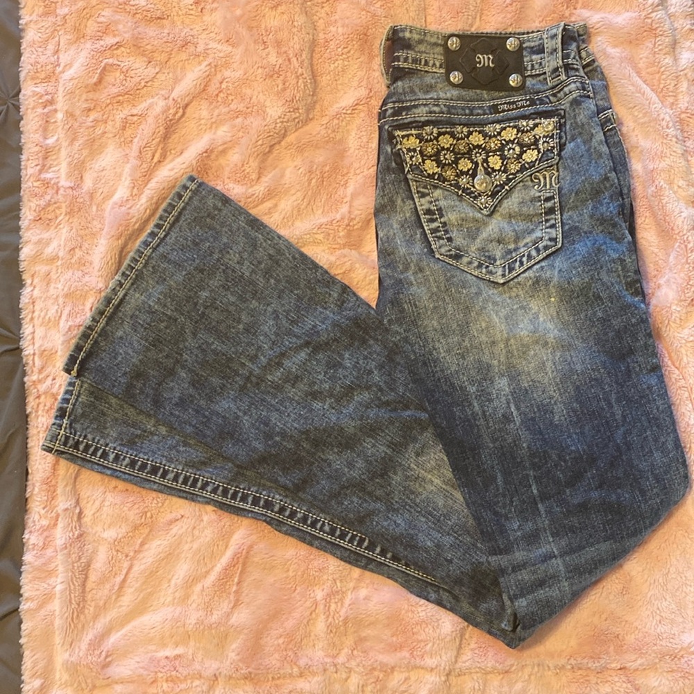 Miss Me Floral Jeans